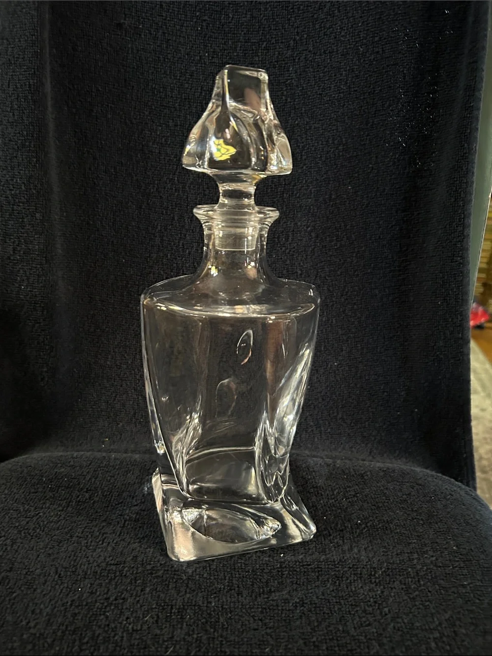 Bohemia Heavy Twisted Crystal Decanter with Stopper